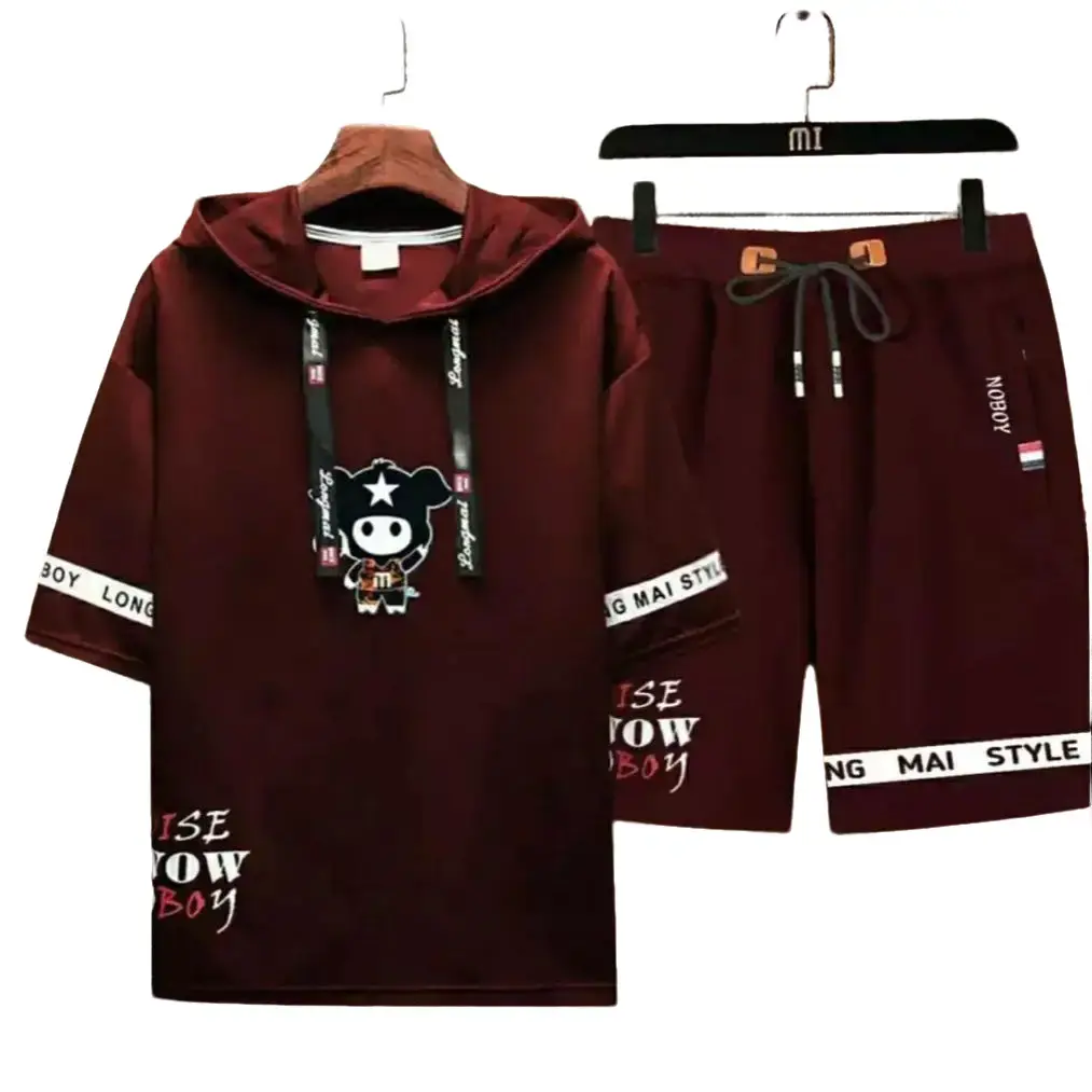 setelan oise fahion terbaru Celana Pria Hoodie Panjang Sablon Pendek Keren Distro