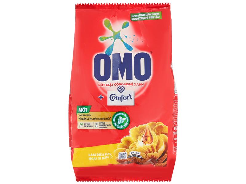 Bột giặt omo tinh dầu comfort túi 700g nuoc gia tomo matic Làm Sạch