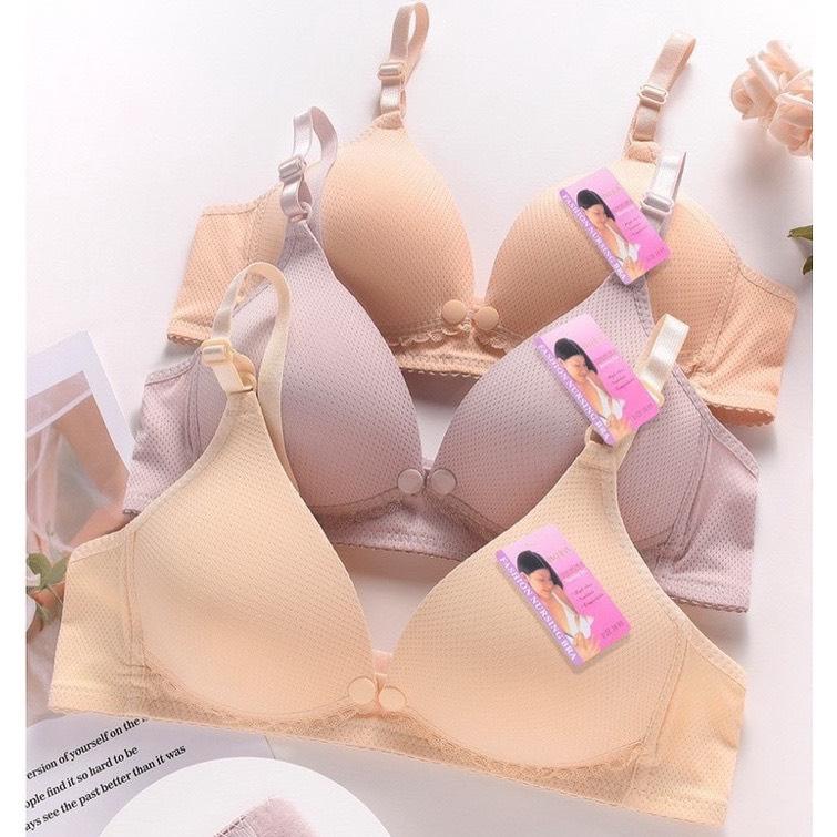 Combo gồm 3 áo lót ngực bầu và sau sinh thông hơi mềm mát cho mẹ