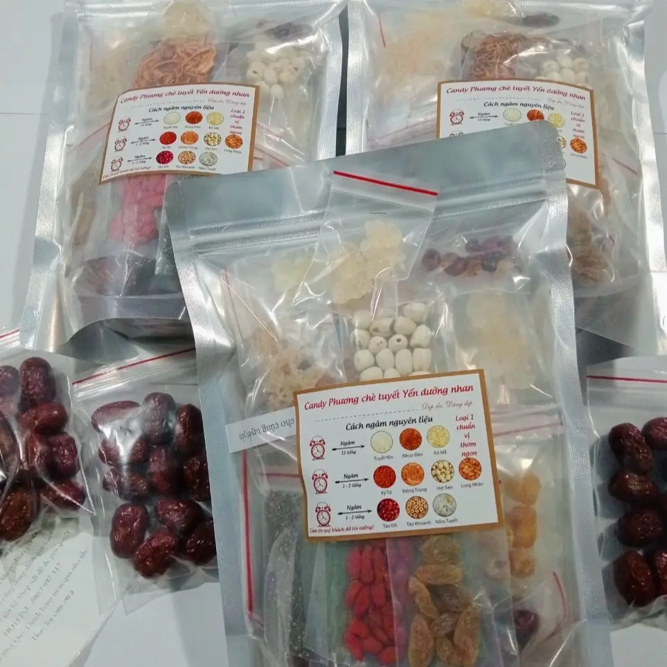 Combo 3 set 1.5kgchè tuyết Yến tặng 3 táo 3 tuyết Yến