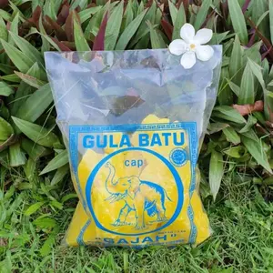 Gula Batu Kuning Halal Cap Gajah Kemasan 1 Kg