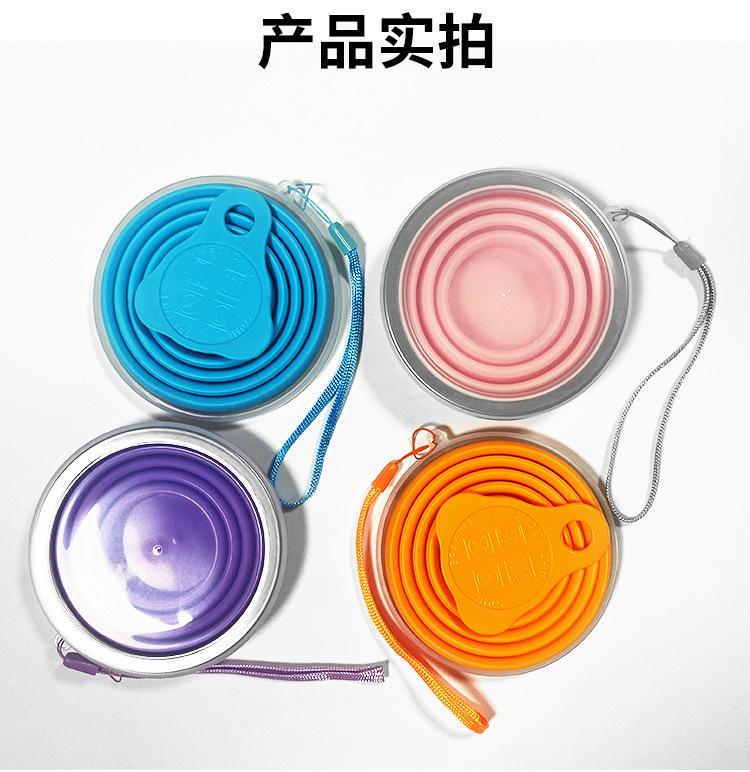 Product Introduction of 2025 Foldable Cup Retractable Silicone Folding Water Bottle Portable Personal Cup 180ml Multi-color 13