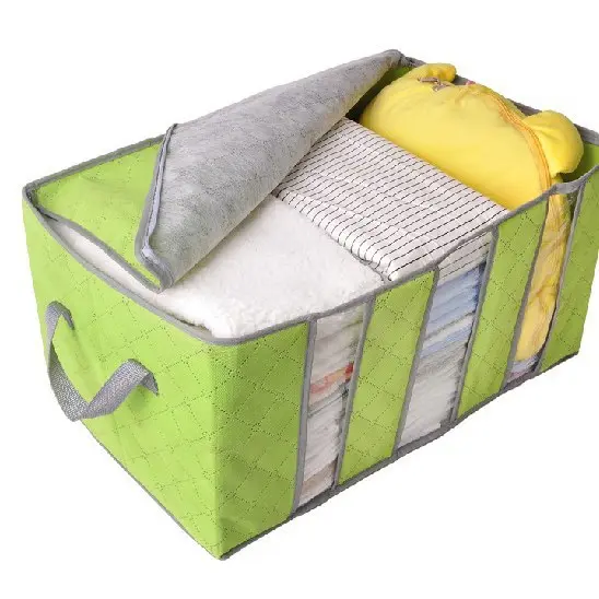 HL0037 Bamboo Storage Box Tempat Penyimpanan Baju Organizer Model Tidur 3