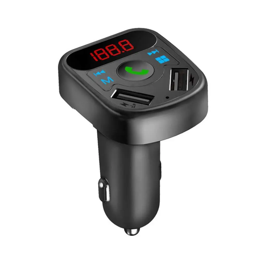 Car Bluetooth MP3 Player Cigar Plug FM Transmitter Kit with USB Port