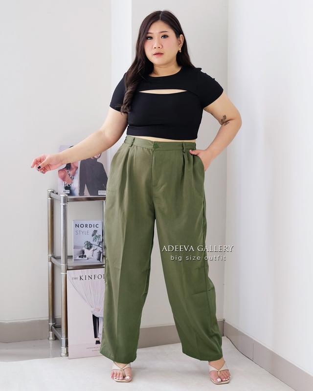 ADEEVA Loose Pants Celana Formal Casual Jumbo 4