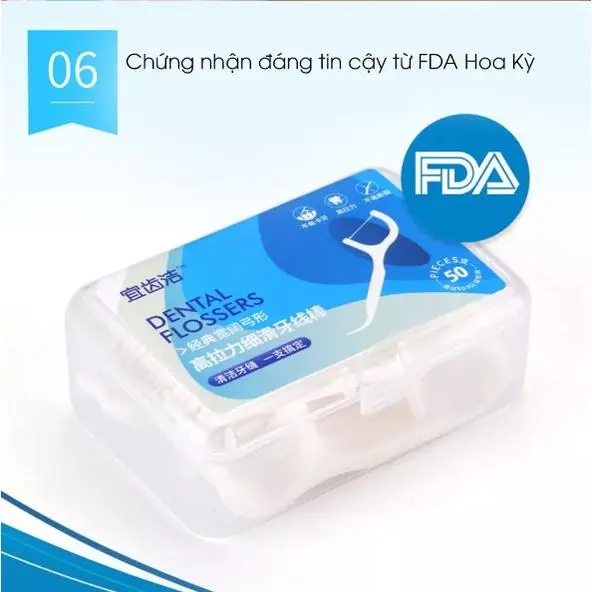 Combo 15 Hộp Tăm Chỉ Nha Khoa, sợi mảnh vệ sinh kẽ răng chân nướu 1