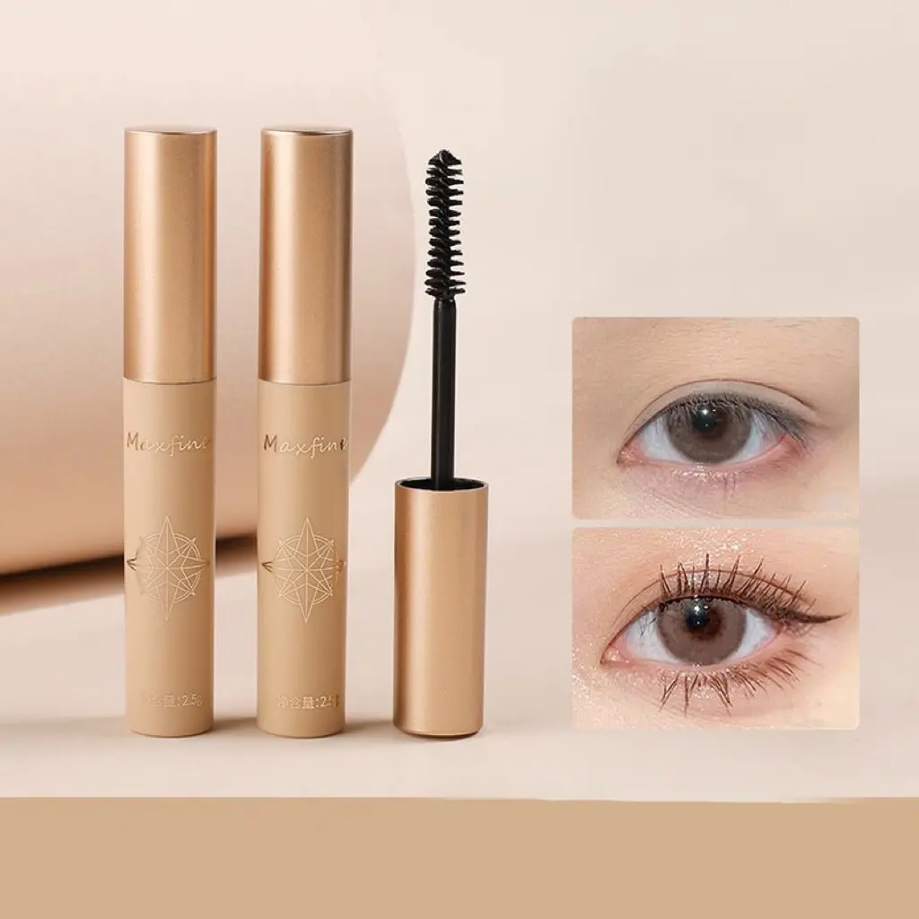 Chuốt mi Maxfine, mascara nội địa trung không lem không trôi màu đen nâu D66 Sammi beauty