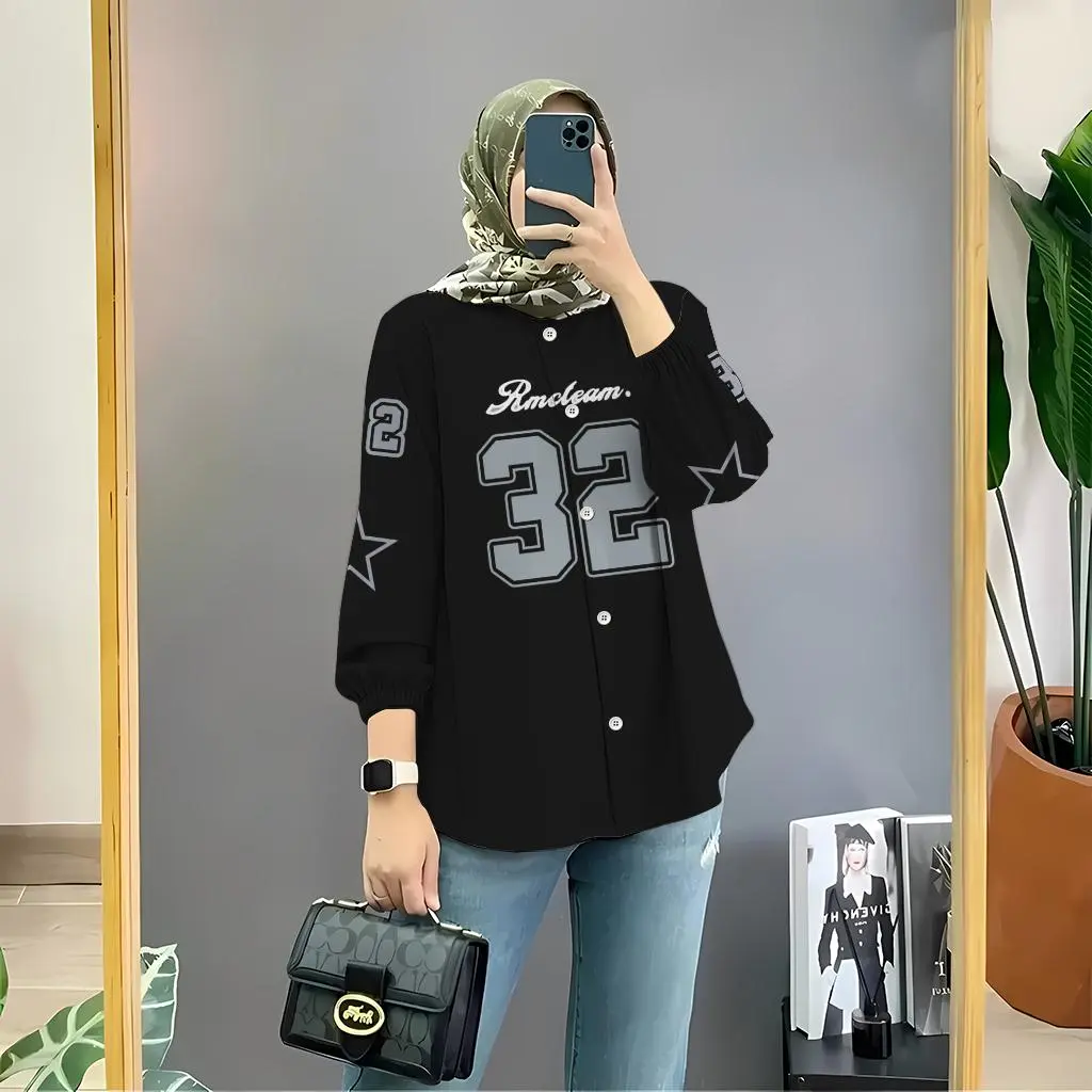 Muslimah Jersey  "Football Ballet" Long Shirt