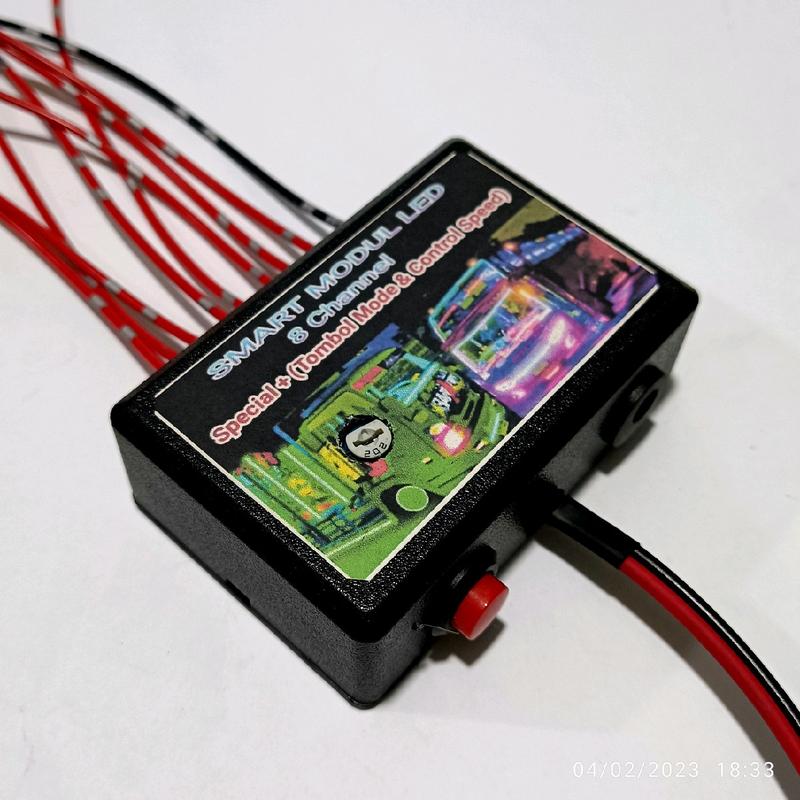 Modul STROBO kolong Kanal bak 8 channel (12V sampai 24V) Hiasan 4