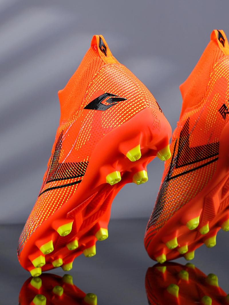 Product Introduction of Men's All Over Print High Top Lace Up Football Boots, Sporty Breathable Non-slip Football Shoes, Professional Soccer Shoes for Competition Training 9
