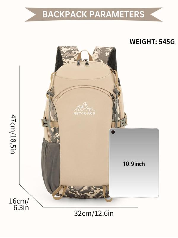 Outdoor Backpack, Large Capacity Waterproof Backpack, Multifunctional Backpack for Men & Women, Portable Backpack for Hiking, Camping, Travel 8
