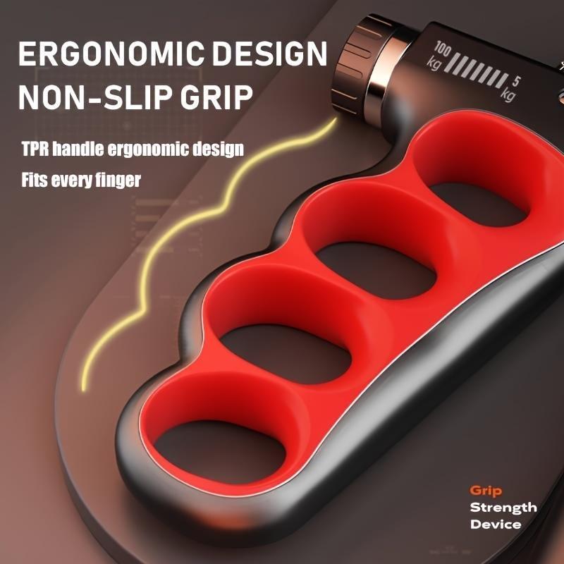 Product Introduction of Mechanical Counting Grip Strength Trainer, 1 Count Adjustable Resistance Hand Strengthener, Hand Strength Training Equipment for Home & Gym 7