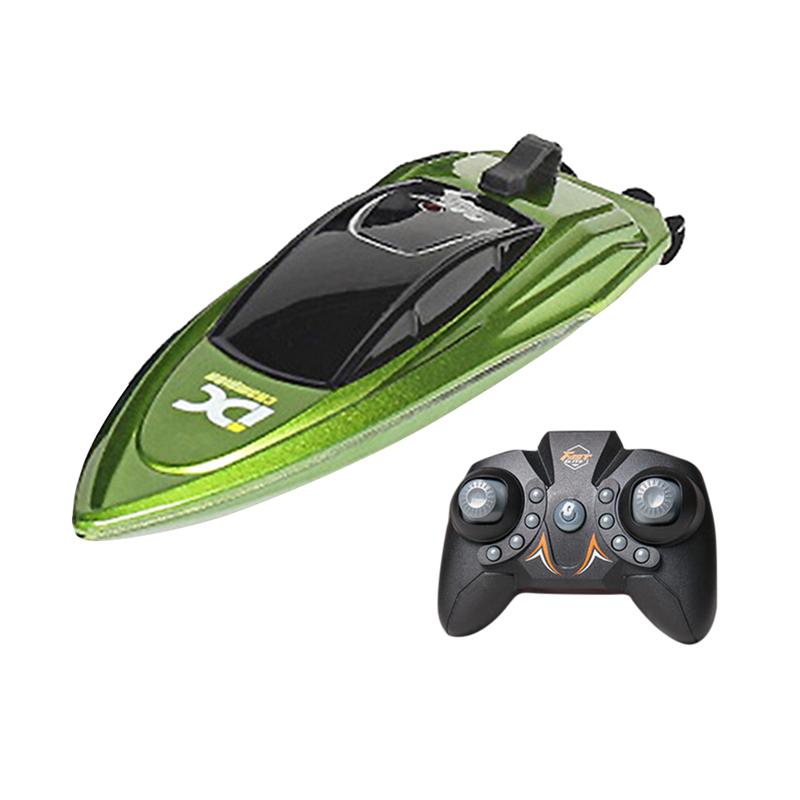 2.4GHz High Speed Mini RC Boat LED Light Waterproof Electric Remote Control Ship Children Remote Control Ship Toy Party Gift 8