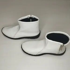 Sepatu Drumband Pasukan Marching/ Karnaval/ Parade Boot Putih Polos Custom TK SD SMP SMA Pria Wanita sepatu  drumband