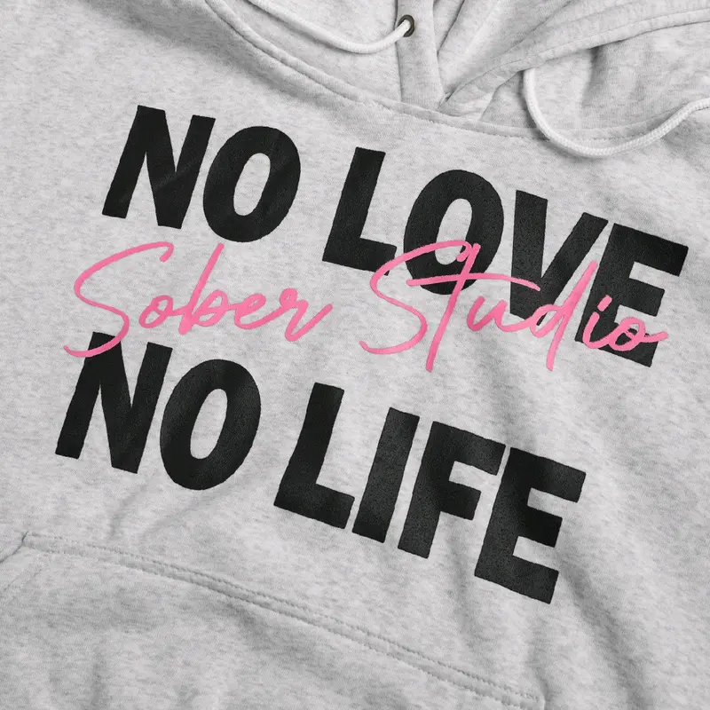 Áo Hoodie Form Boxy NOLOVE-NOLIFE 777 / Chính Hãng Sober / Unisex / Nỉ Bông 6