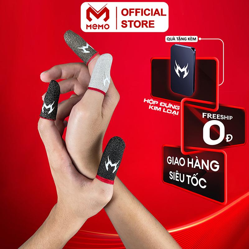 Bao tay chơi game ff MEMO găng tay sợi bạc cao cấp gaming cho điện thoại chống mồ hôi tay hiệu quả chơi liên quân tốc chiến pubg mobile mượt mà Phụ Kiện