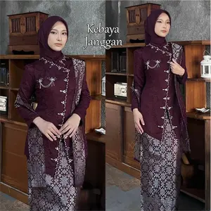 Set Kebaya Ayu Janggan Free Bros Slendang Kutubaru Wisuda Lamaran Tunangan Bridesmaid Pesta Terbaru