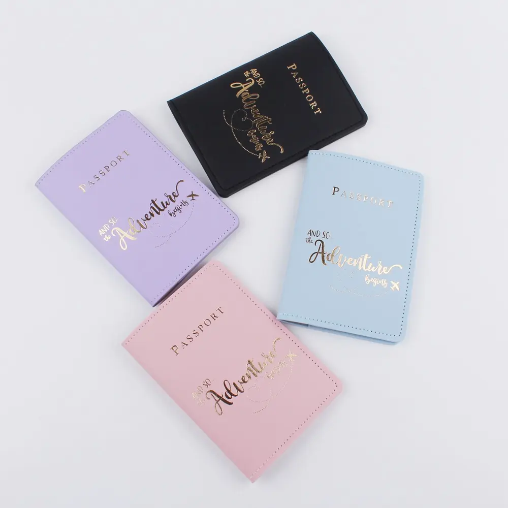 Passport Holder Cover Unisex Waterproof Wallet Transparent Leather ID Passport Card Holder New Travel Business Credit Card Case