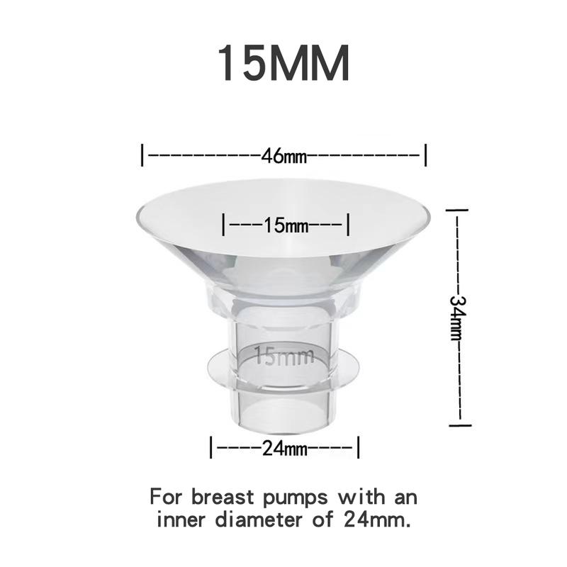 Product Introduction of Flange Inserts 13-24mm Breast Pump Adapter Replacement Accessory For Breast Pump 20
