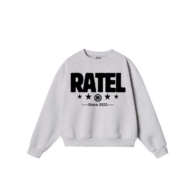 R1 ( DEAL MỞ BÁN ) Áo Sweater Dài Tay  RATEL ver1  ( Form Boxy  ) unisex Nam Nữ 1