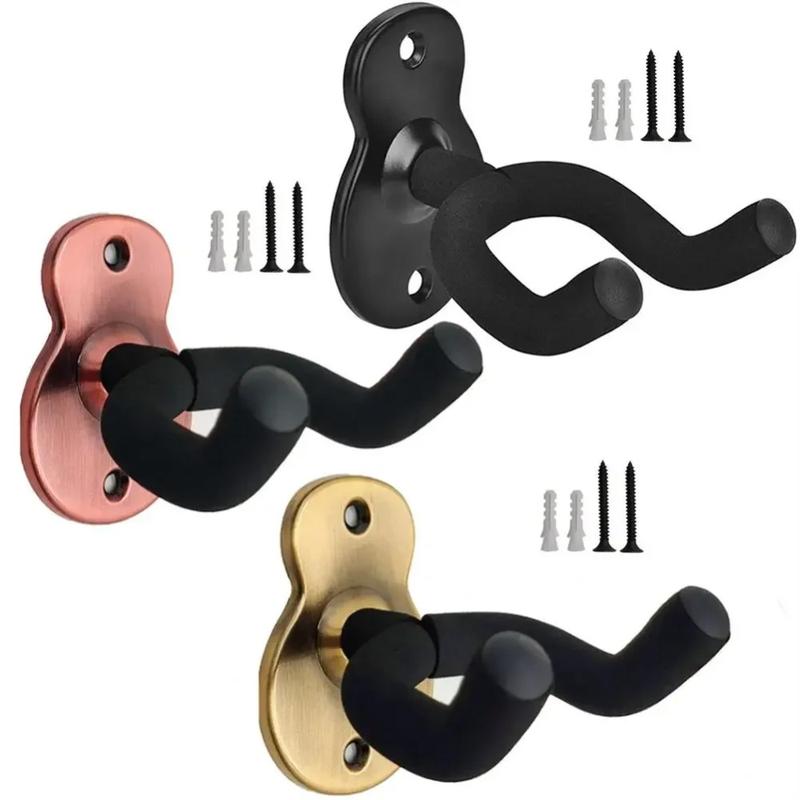 Móc Treo Đàn Guitar Acoustic, Chất Liệu Kim Loại, Giá Chân Đế Gắn Tường, Giá Đỡ Chống Trượt, Thích Hợp Cho Đàn Guitar Điện Và Đàn Ukulele, Phụ Kiện Nhạc Cụ Thông Dụng 0
