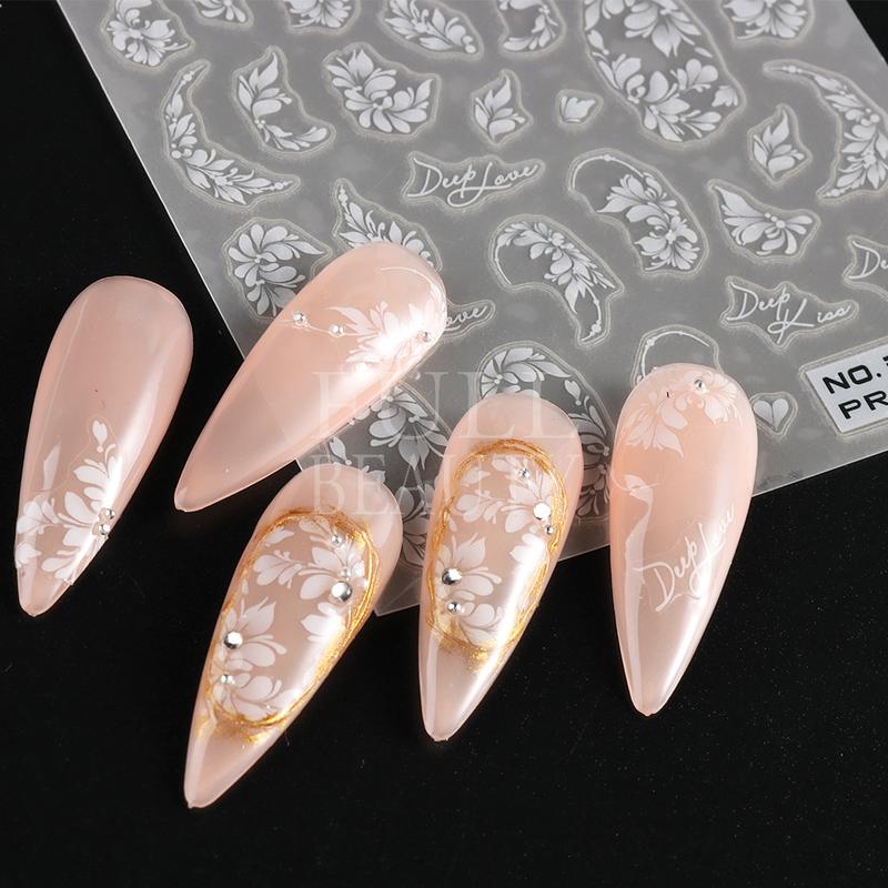 Product Introduction of Miếng Dán Móng Tay, Hoa Oải Hương Và Hoa Màu Tím, Thanh Trượt Bướm, Thiết Kế Hoa Cúc, Hình Học Và Hoa Tulip, Decal Can Chữ Cái, Để Đồ Trang Trí Móng Tay, GLNO 23