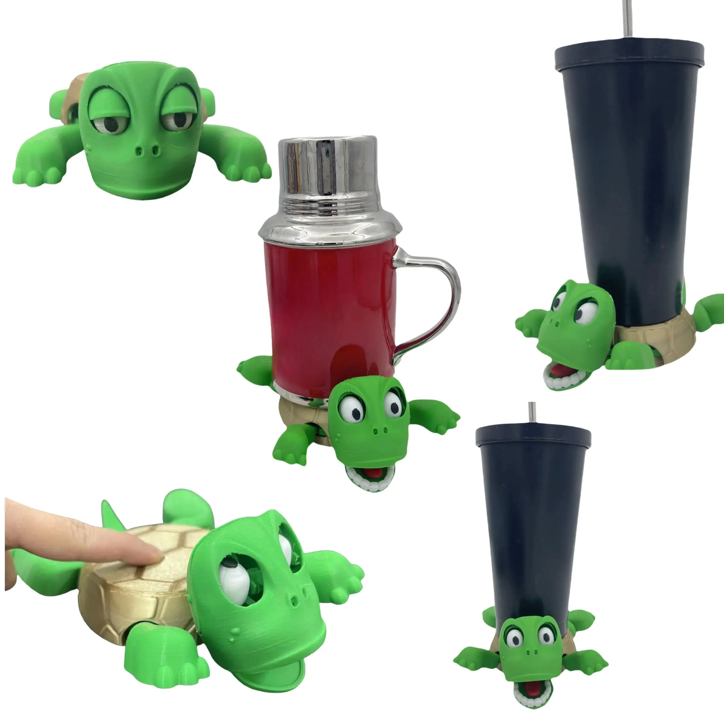 3D Turtle Design Cup Mat, 1 Count Creative Turtle Design Cup Holder, Heat Resistant Cup Mat for Home Office, Gift for Friends & Family