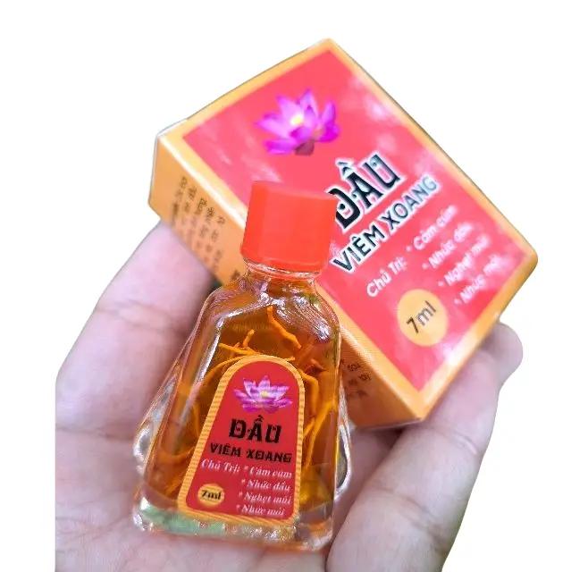 Tinh DẦU VIÊM XOANG hít mũi  RỄ 5 CHAI 7ML ( HỘP TEM ĐỎ)