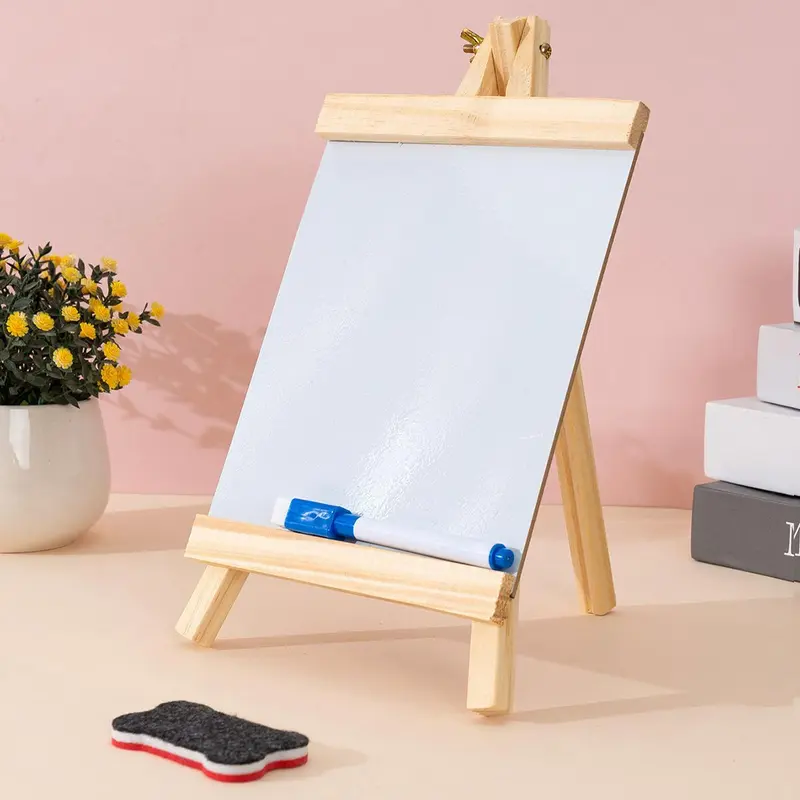 Erasable Whiteboard, 1 Count Whiteboard with Random Color Eraser & Marker Pen, Erasable Whiteboard for Office, Classroom 0