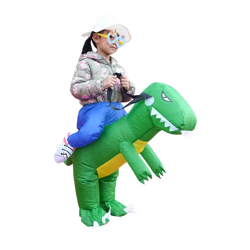 Kostum Dinosaurus Anak Dewasa Kostum Dino Pesta Unik Cosplay Ultah Lucu Badut Angin Inflatable 4