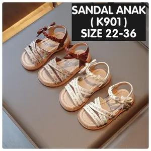 (CC-JKT) SD- K901 SANDAL ANAK BAGUS KEPANG BUNGA SIZE 22-36