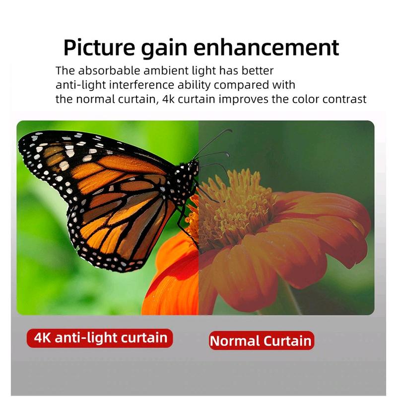 Kain Layar Proyektor Anti-light Ambient Screen Curtain 133 inch - L21 Accessories 6