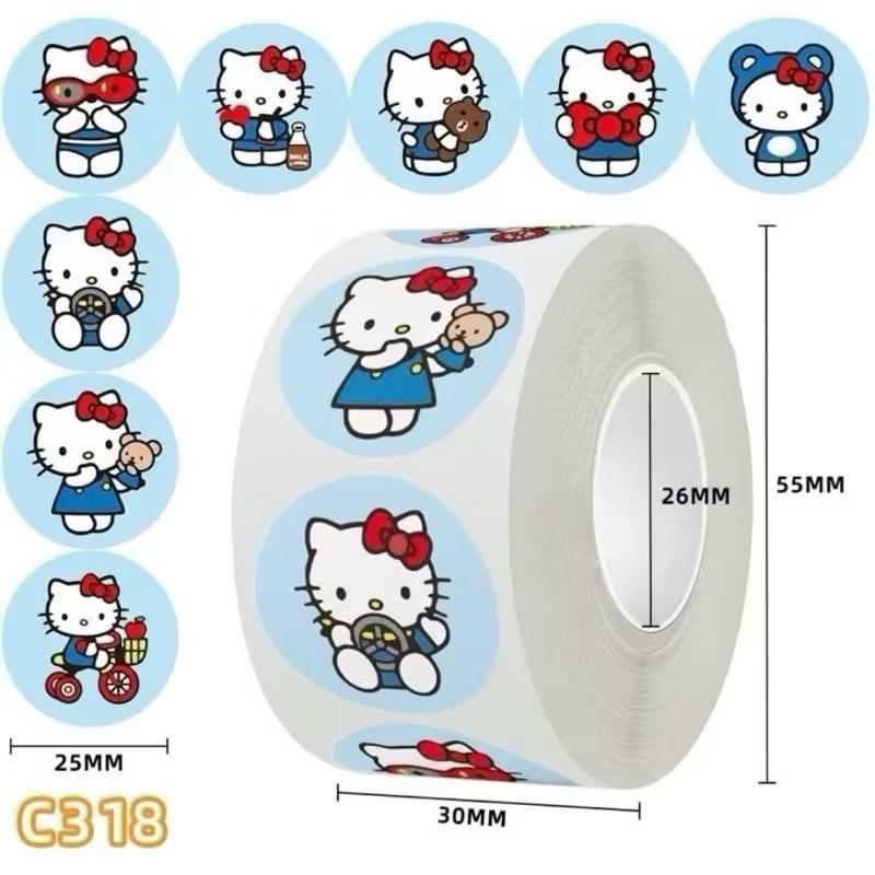 1k tách lẻ 100 hình dán sticker Hello Kitty (k giao cuộn) nhãn dán thương cho bé stickers Hello Kitty