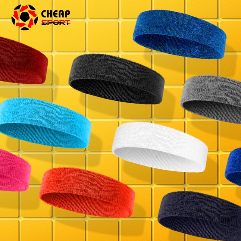 Băng Đô Thể Thao Nam Nữ Headband Băng Trán Thấm Chặn Mồ Hôi Đầu Dùng Cho Tập Gym Chạy Bộ Bóng Rổ Bóng Đá Tennis