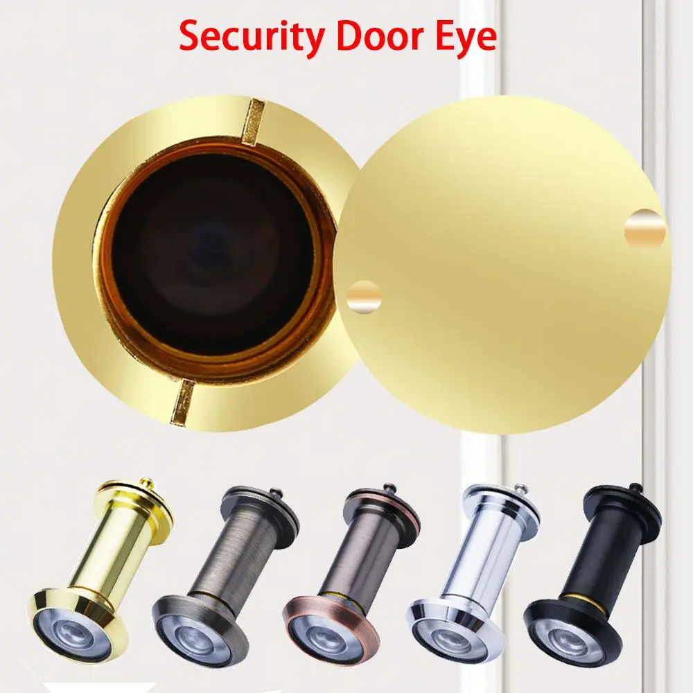 Anti-Theft HD Glass Lens Wide Angle Door Viewer Security Door Eye Cat Eye Peephole