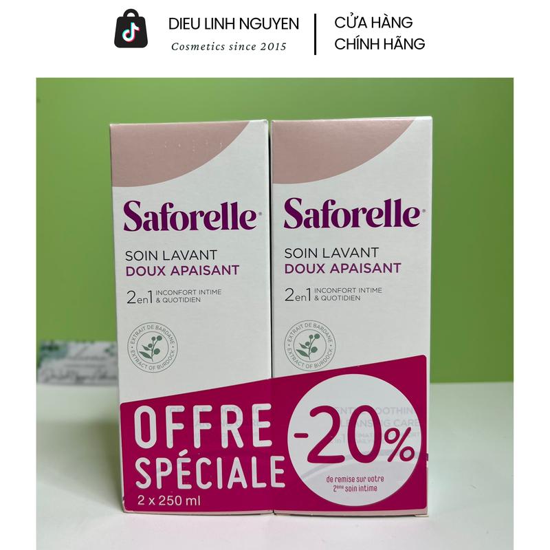Dung dịch vệ sinh phụ nữ Saforelle Pháp mẫu mới Women