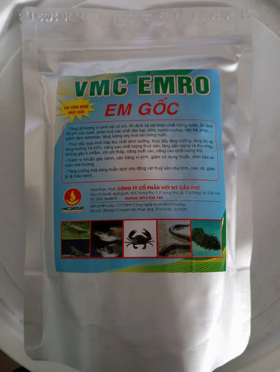 VMC EMRO – EM GỐC DẠNG BỘT - VI SINH XỬ LÝ NƯỚC