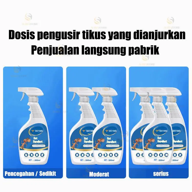 Pengusir Tikus Rumah Dapat Digunakan Di Mobil Dan Rumah Aman Dan Tidak Beracun Rat Repellent Cairan Anti Tikus Mobil Efektif mengusir tikus kecoa semut nyamuk dan laba-laba Semprotan Pengusir 4