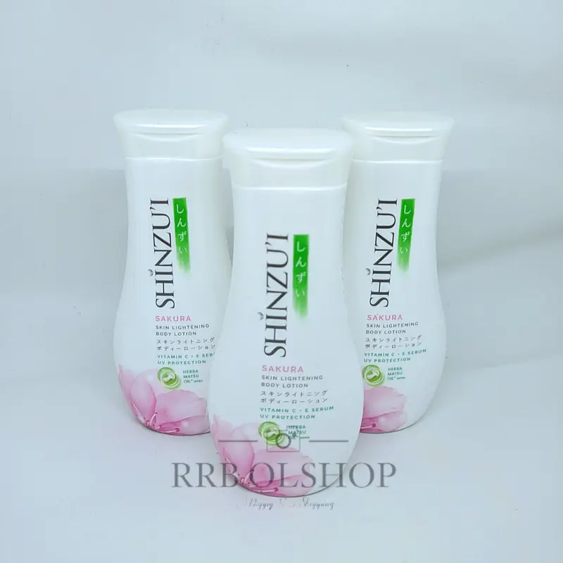 PAKET 6 IN 1 SHINZUI WHITENING - Body Scrub 110GR - Body Lotion 100ML - Glow Spa 130 ml - Body Cleanser 225 ml - Body Cleanser Refill 180ml - Sabun Batang 2