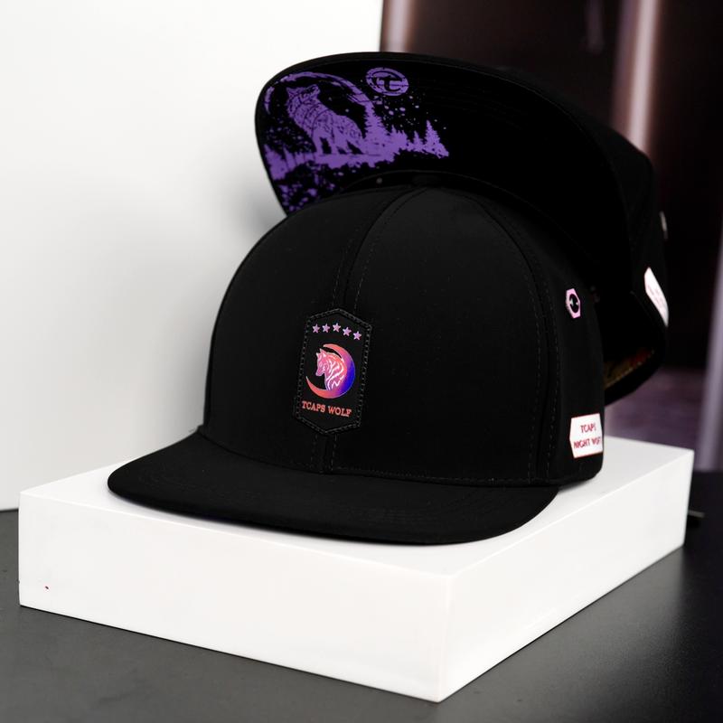 Mũ snapback sói đêm TCaps unisex chất Cotton lạnh Nam Cao Su