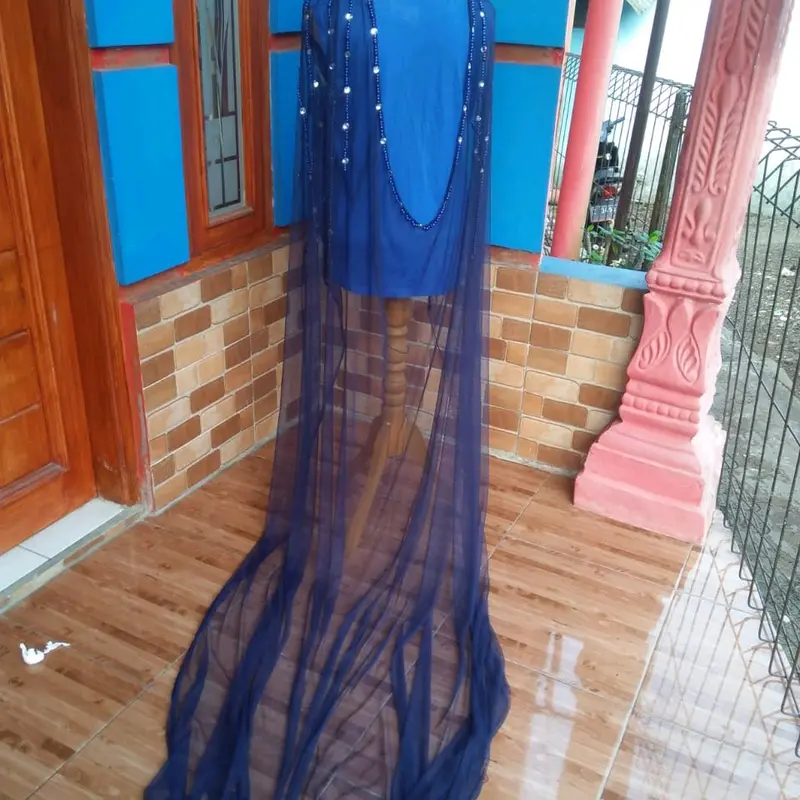 Slayer Jubah Mutiara Gaun Pengantin Pernikahan 6