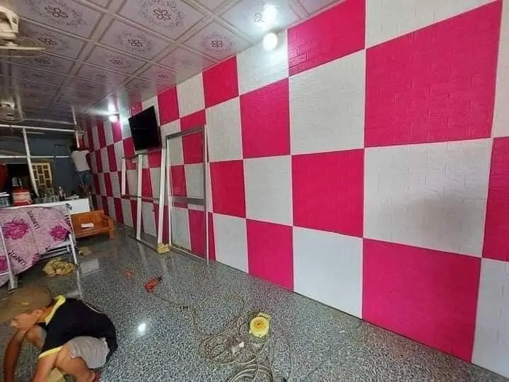 Mua 40 miếng xốp dán tường sẵn keo bóc dán đủ màu đẹp 6