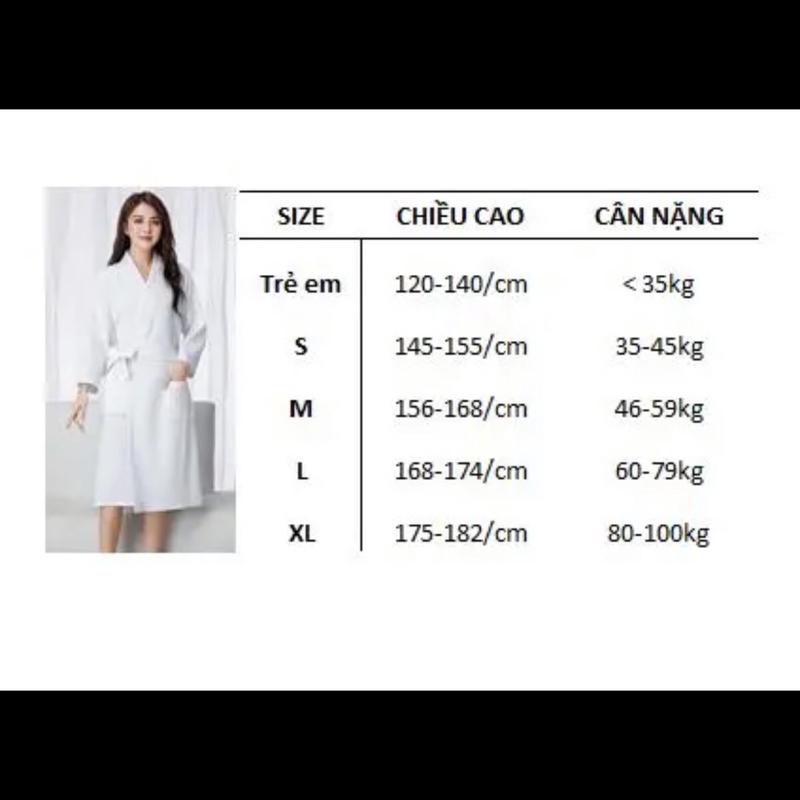 Áo choàng tắm  , chất liệu cotton cao cấp Nữ Dress 8