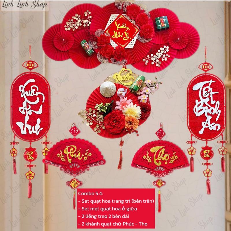COMBO các sản phẩm Trang Trí Tết 2025 Combo Trang Trí Decor Nhà Cửa Trang Trí Tết cực hot đa dạng