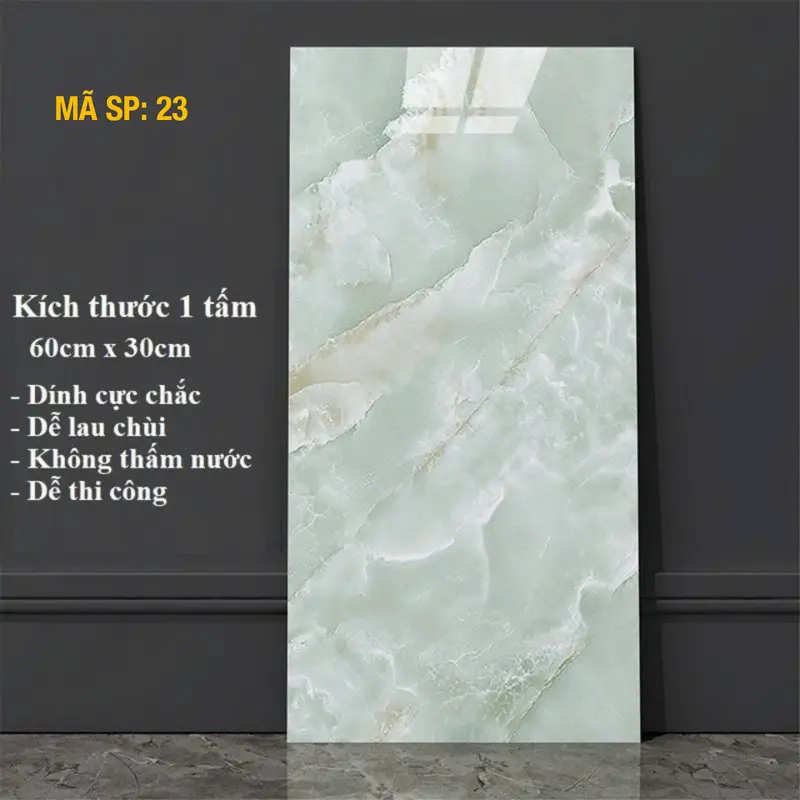 [COMBO 50 MIẾNG] PVC Giả Đá kích thước 30x60cm Giá Tốt Trên Sàn 7