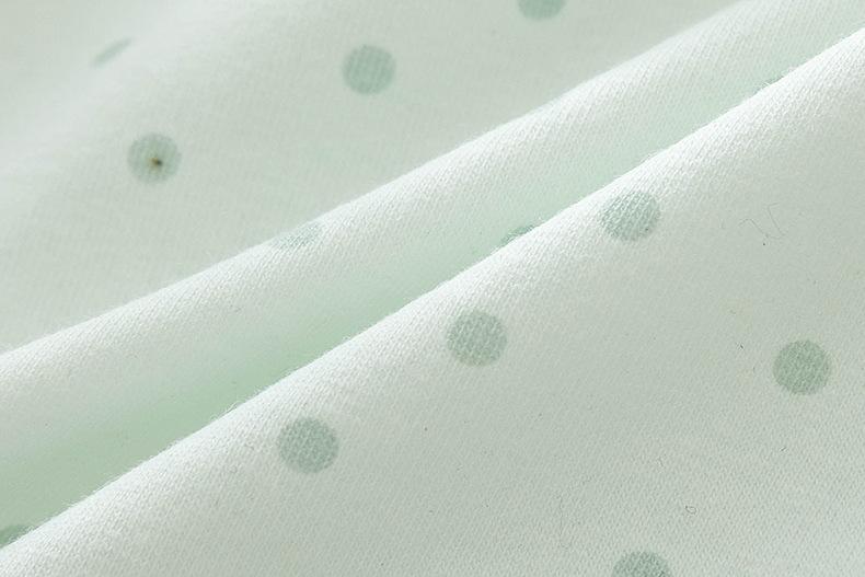Product Introduction of Little Fresh Dot Print Milk Shake Green Girl Underpants 15