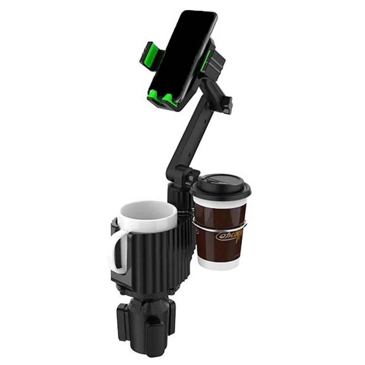 Car Cup, Mobile Phone Holder, Car Cup Mobile Phone Holder, Green, 360 Rotation Multifunctional, Car Cup