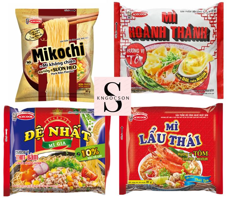 Thùng Mì hoành thánh, Lẩu thái, Đệ nhất , Mikochi Acecook