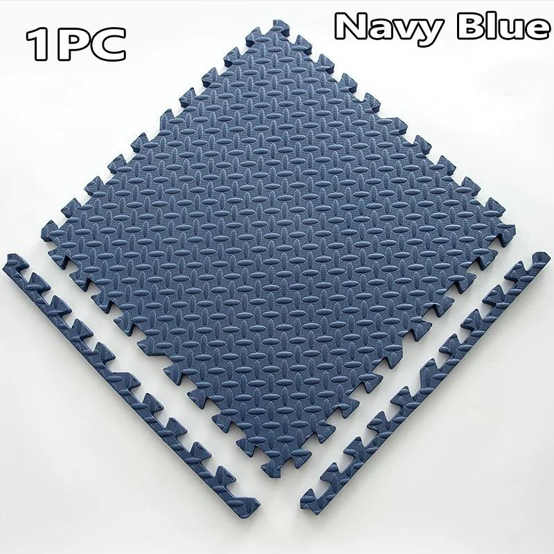 Thảm Tập Gym Thể Thao, 1 Chiếc, 30 * 30cm, Được Làm Bằng Chất Liệu EVA, Thiết Kế Vân Lá, Thảm Trải Sàn, Thích Hợp Cho Yoga Và Thể Dục, Chống Trượt, Thảm Ghép Nối, Dày Dặn, Thích Hợp Cho Phòng Sốc Tập Luyện, Bảo Vệ 7