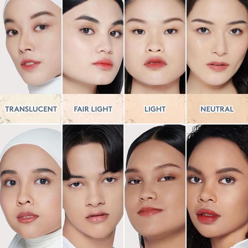 Somethinc  Hooman Under Control HD Blur Loose Powder Wajah 8
